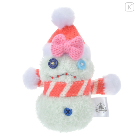 Japan Disney Store Plush Mascot Keychain - Scrump / Snowmen Christmas 2024 - 1