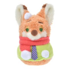 Japan Disney Store Plush Mascot Keychain - Zootopia / Nick Wilde Snowmen Christmas 2024