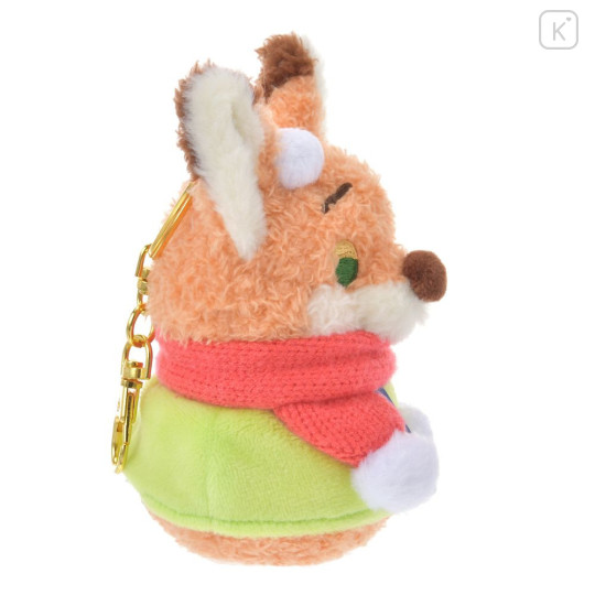 Japan Disney Store Plush Mascot Keychain - Zootopia / Nick Wilde Snowmen Christmas 2024 - 3