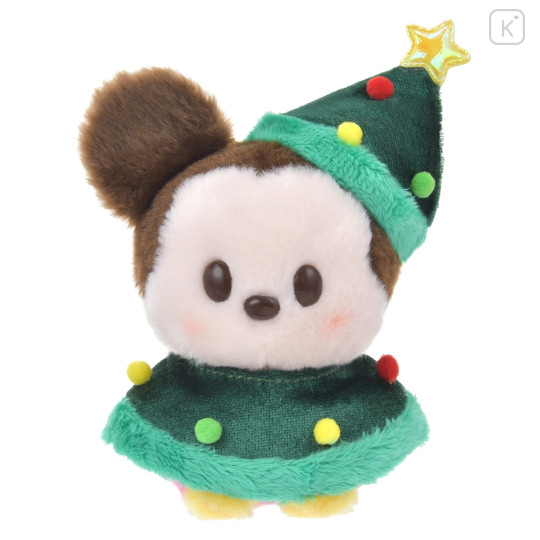 Japan Disney Store Urupocha-chan Plush - Mickey Mouse / Christmas Tree Christmas 2024 - 1