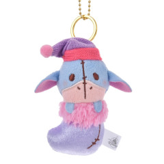 Japan Disney Store Plush Mascot Keychain - Eeyore / Socks Christmas 2024