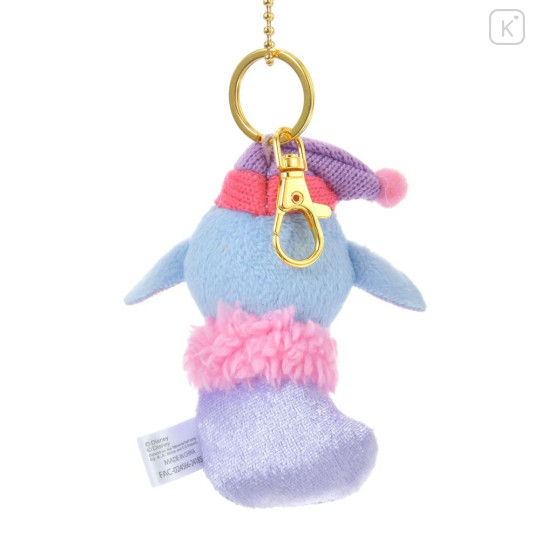 Japan Disney Store Plush Mascot Keychain - Eeyore / Socks Christmas 2024 - 3