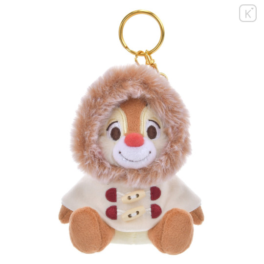 Japan Disney Store Plush Mascot Keychain - Dale / Duffel Collection Christmas 2024 - 1