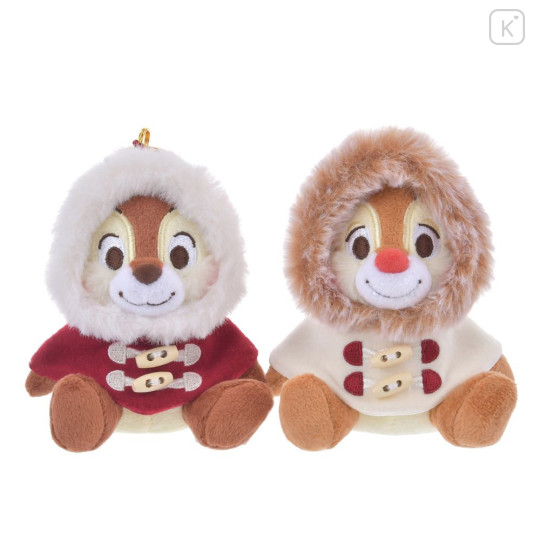 Japan Disney Store Plush Mascot Keychain - Dale / Duffel Collection Christmas 2024 - 5