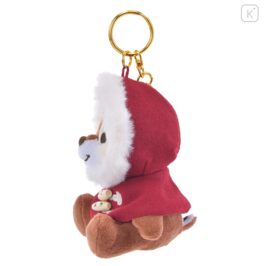 Japan Disney Store Plush Mascot Keychain - Chip / Duffel Collection Christmas 2024 - 2