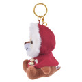 Japan Disney Store Plush Mascot Keychain - Chip / Duffel Collection Christmas 2024 - 2