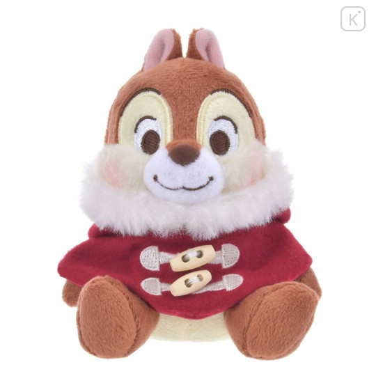 Japan Disney Store Plush Mascot Keychain - Chip / Duffel Collection Christmas 2024 - 4