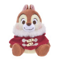 Japan Disney Store Plush Mascot Keychain - Chip / Duffel Collection Christmas 2024 - 4