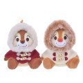 Japan Disney Store Plush Mascot Keychain - Chip / Duffel Collection Christmas 2024 - 5