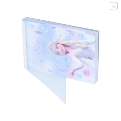 Japan Disney Mini Notepad - Elsa : Watercolor - 4