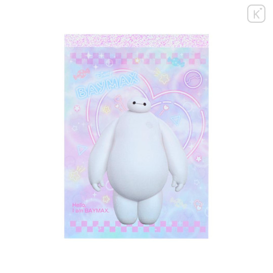 Japan Disney Mini Notepad - Baymax : Watercolor - 1