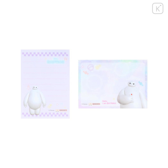 Japan Disney Mini Notepad - Baymax : Watercolor - 3