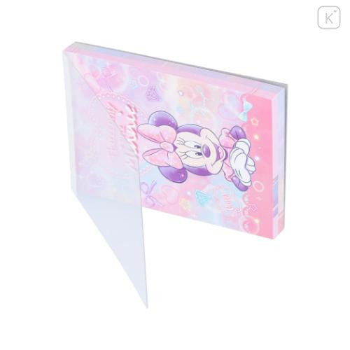 Japan Disney Mini Notepad - Minnie Mouse : Watercolor - 4
