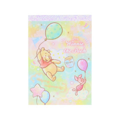 Japan Disney Mini Notepad - Piglet & Pooh : Watercolor