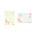 Japan Disney Mini Notepad - Piglet & Pooh : Watercolor - 3