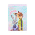 Japan Disney Mini Notepad - Zootopia : Watercolor - 1