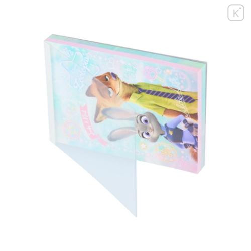 Japan Disney Mini Notepad - Zootopia : Watercolor - 4
