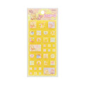 Japan Disney Tile Sticker - Piglet & Pooh / Yellow - 1