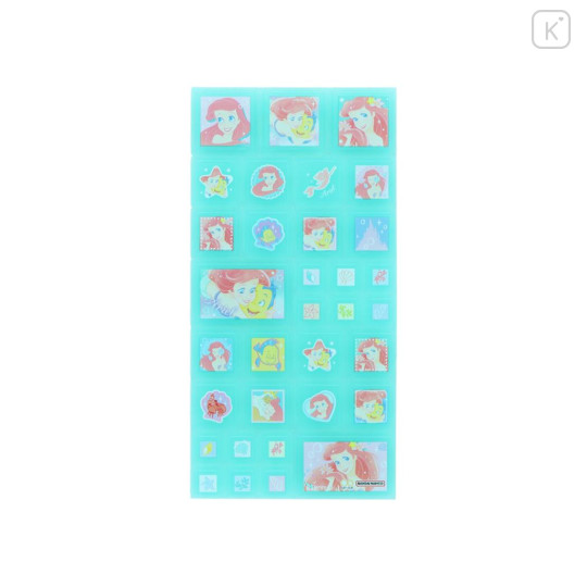 Japan Disney Tile Sticker - The Little Mermaid Ariel / Green - 3