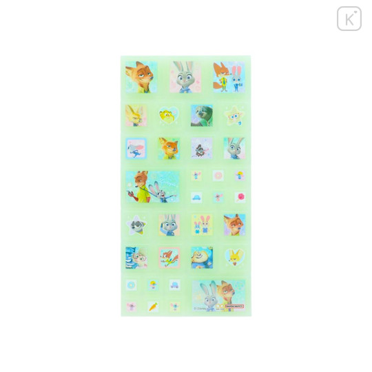 Japan Disney Tile Sticker - Zootopia / Green - 3