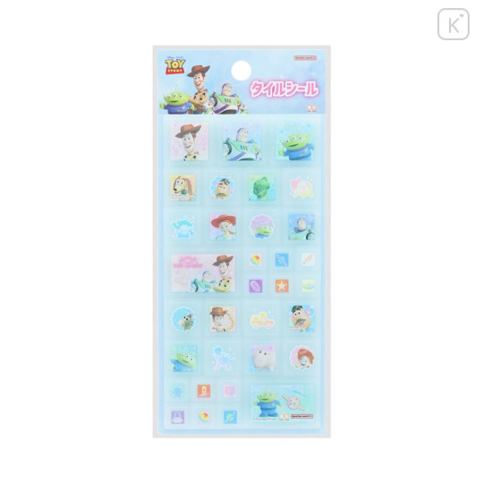 Japan Disney Tile Sticker - Toy Story / Blue - 1