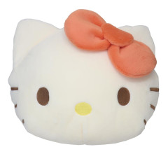 Japan Sanrio Die-cut Cushion - Hello Kitty / Natural Beige