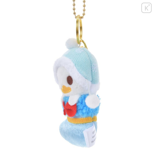 Japan Disney Store Plush Mascot Keychain - Donald Duck / Socks Christmas 2024 - 2