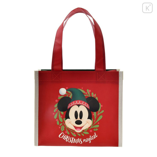 Japan Disney Store Eco Shopping Bag - Mickey Mouse & Minnie Mouse : Christmas 2024 - 3