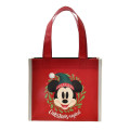 Japan Disney Store Eco Shopping Bag - Mickey Mouse & Minnie Mouse : Christmas 2024 - 3