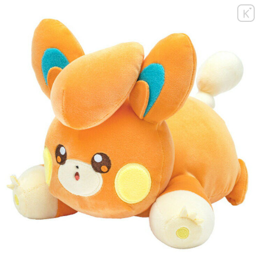 Japan Pokemon Laying Plush Toy - Pawmi - 1