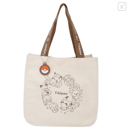 Japan Pokemon Mini Tote Bag With Pokeball Tag - Pokepeace - 1