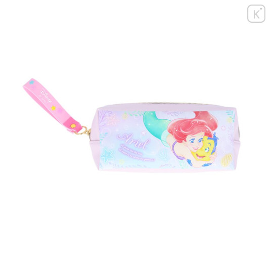 Japan Disney Pen Pouch Pencil Case - Ariel : Watercolor - 1