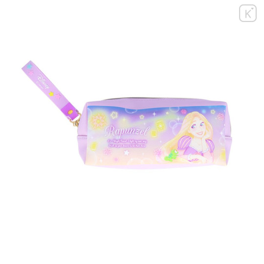 Japan Disney Pen Pouch Pencil Case - Rapunzel : Watercolor - 1