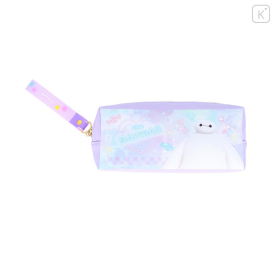 Japan Disney Pen Pouch Pencil Case - Baymax : Watercolor - 1