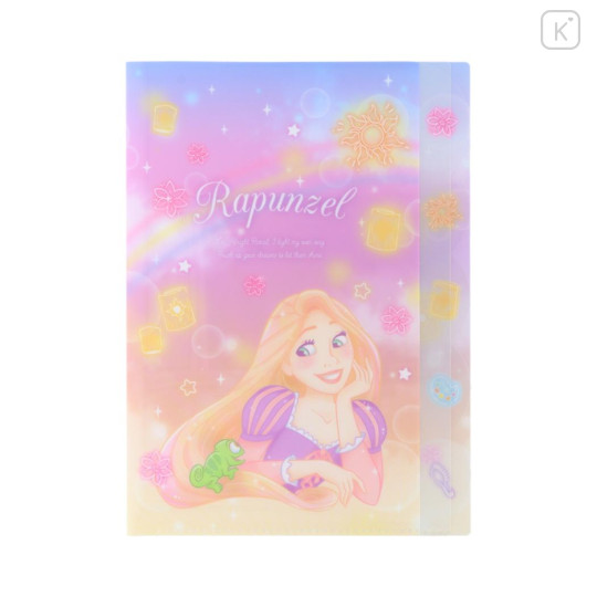 Japan Disney 5 Pockets A4 Index File Holder - Rapunzel : Watercolor - 1