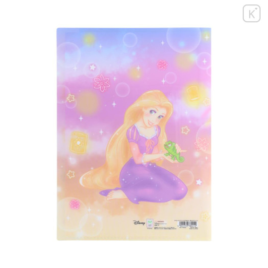 Japan Disney 5 Pockets A4 Index File Holder - Rapunzel : Watercolor - 2