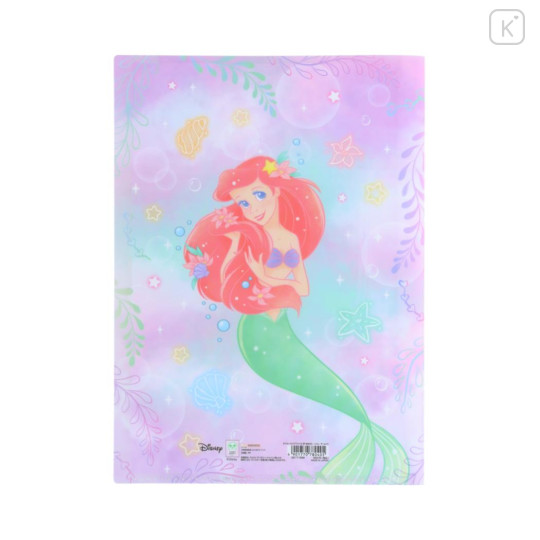 Japan Disney 5 Pockets A4 Index File Holder - Ariel : Watercolor - 2