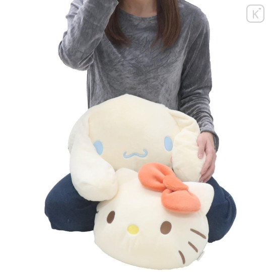 Japan Sanrio Die-cut Cushion - Cinnamoroll / Natural Beige - 3