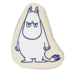 Japan Moomin Die-cut Cushion - Moomintroll / Stare