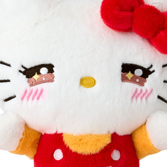 Japan Sanrio Plush Toy - Hello Kitty / Various Faces Sparkling Eyes Blush - 3