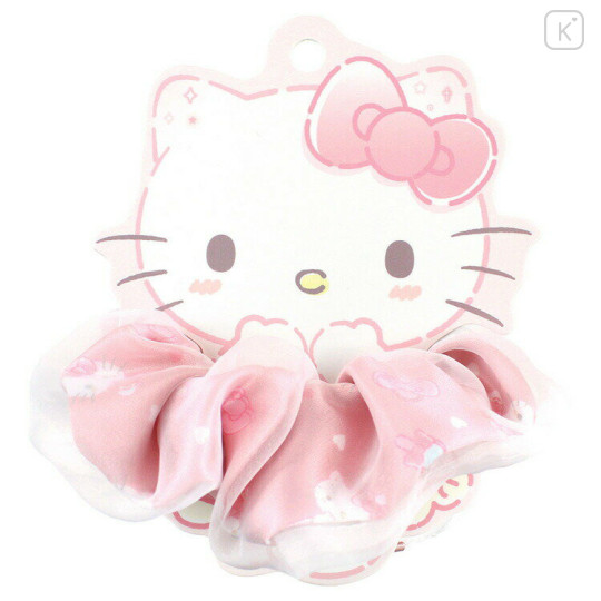 Japan Sanrio Scrunchie - Hello Kitty / See-Through - 1