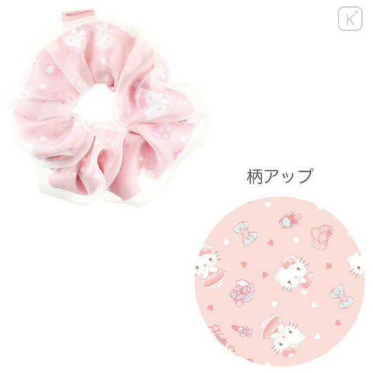 Japan Sanrio Scrunchie - Hello Kitty / See-Through - 2