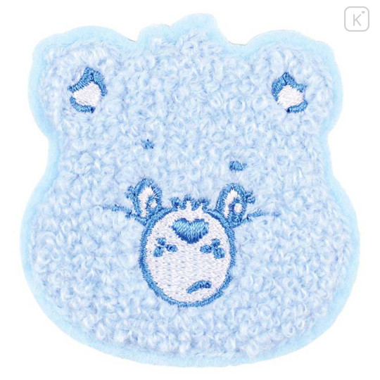 Japan Care Bears Patch Fluffy Embroidery Sticker For Cloth Surface - Grumpy Bear - 1