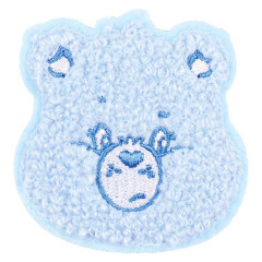 Japan Care Bears Patch Fluffy Embroidery Sticker For Cloth Surface - Grumpy Bear