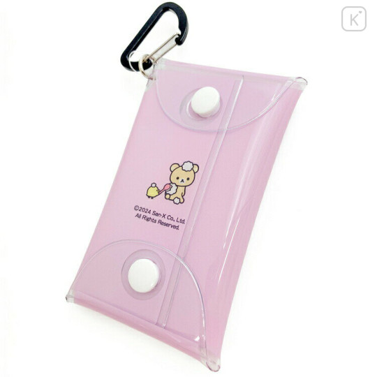 Japan San-X Clear Multi Case (S) - Basic Rilakkuma Favorite Things Friends Pink - 2