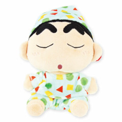 Japan Crayon Shin-chan Sitting Plush Toy - Shinnosuke Nohara / Good Night Pajama