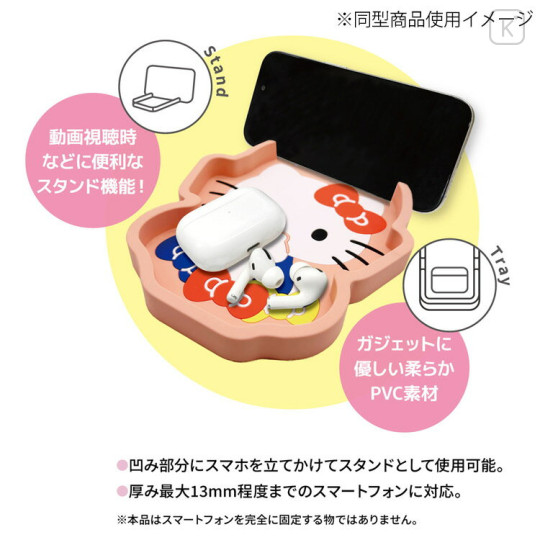 Japan Sanrio Smartphone Stand Accessory Tray - Hello Kitty - 3