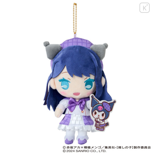 Japan Sanrio × Oshinoko Mascot Holder - Kuromi / Akane Kurokawa - 1