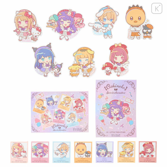 Japan Sanrio × Oshinoko Sticker Set - 2