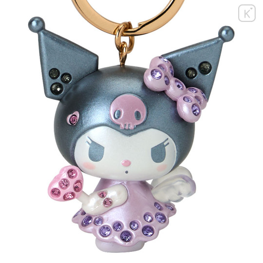 Japan Sanrio Original Keychain - Kuromi / Angel - 2